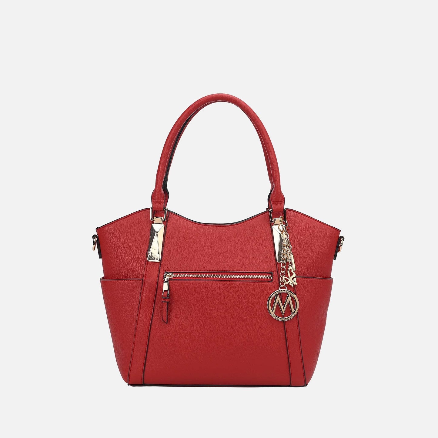 Mkf Collection by Mia K. - Janise Tote Bag in Red view 6 - Mkf Collection Bags