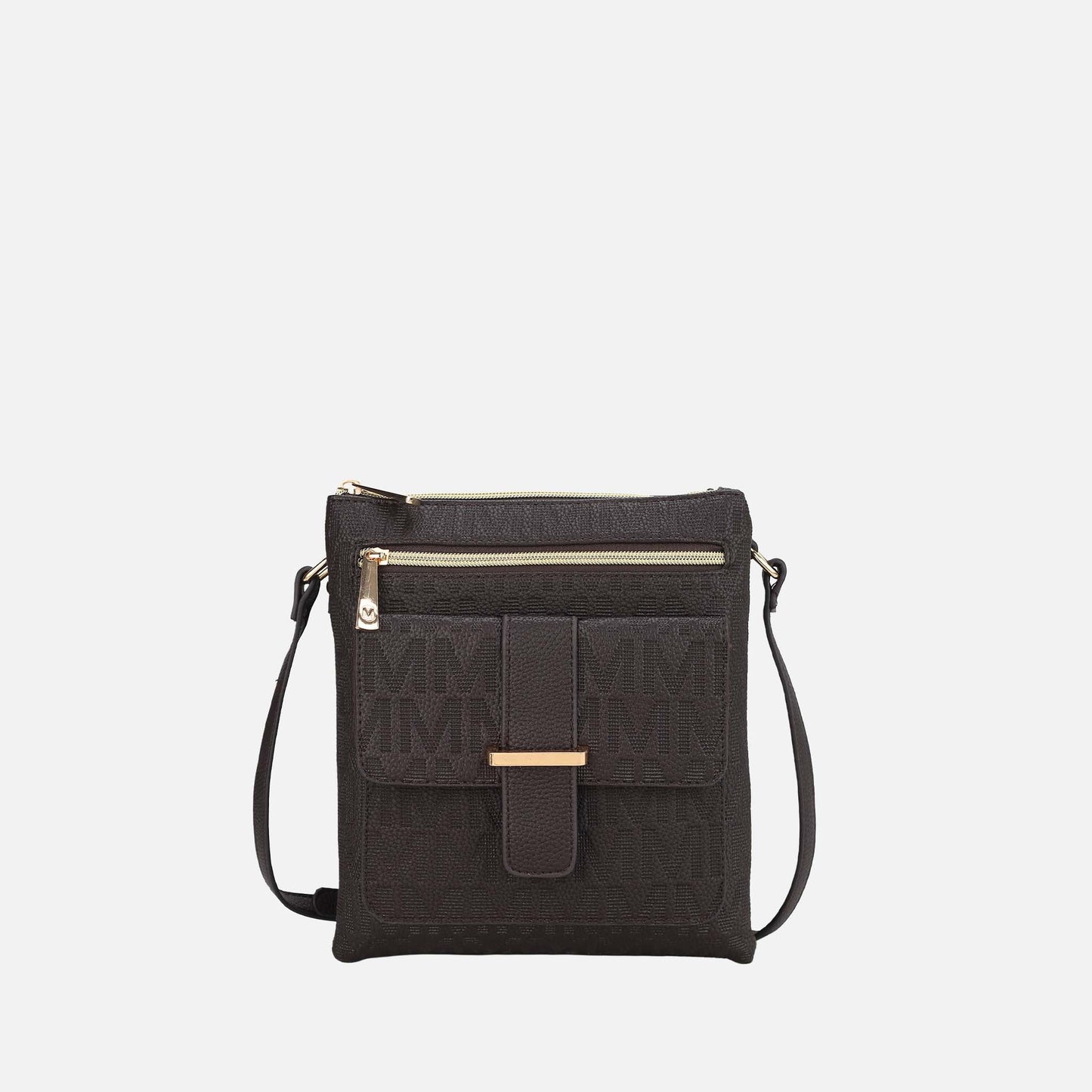 Mkf Collection by Mia K. - Janni Signature Crossbody Bag in Blush view 10 - Mkf Collection Crossbody Bags