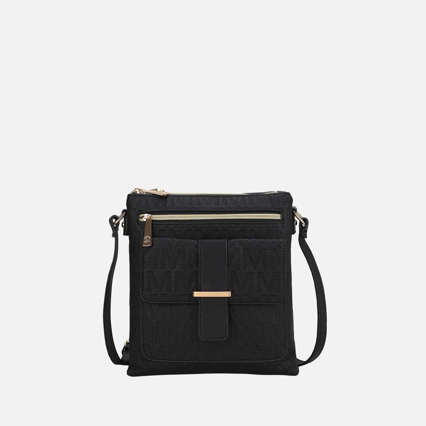 Mkf Collection by Mia K. - Janni Signature Crossbody Bag in Camel view 11 - Mkf Collection Crossbody Bags