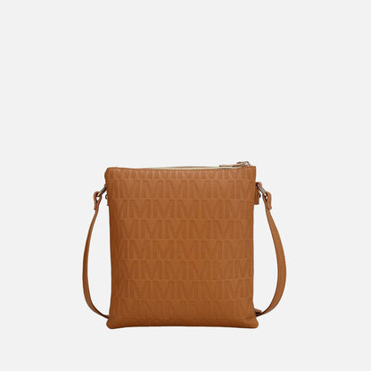 Mkf Collection by Mia K. - Janni Signature Crossbody Bag in Tawny view 3 - Mkf Collection Crossbody Bags
