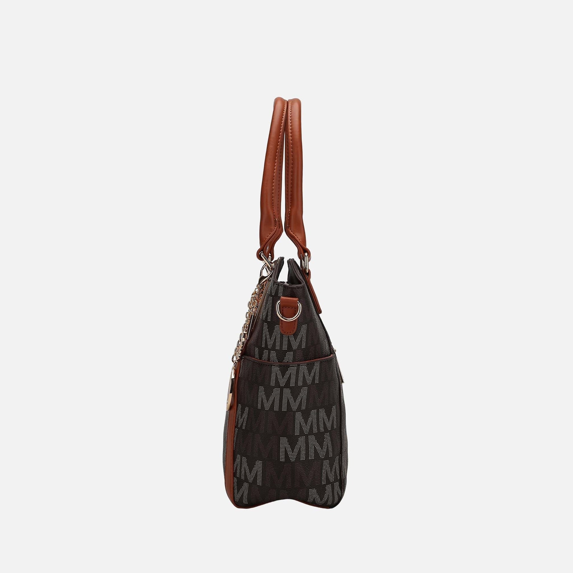 Mkf Collection by Mia K. - Jeneece Signature Tote Bag in Tawny view 4 - Mkf Collection Bags