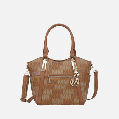 Mkf Collection by Mia K. - Jeneece Signature Tote Bag in Fuchsia view 8 - Mkf Collection Bags