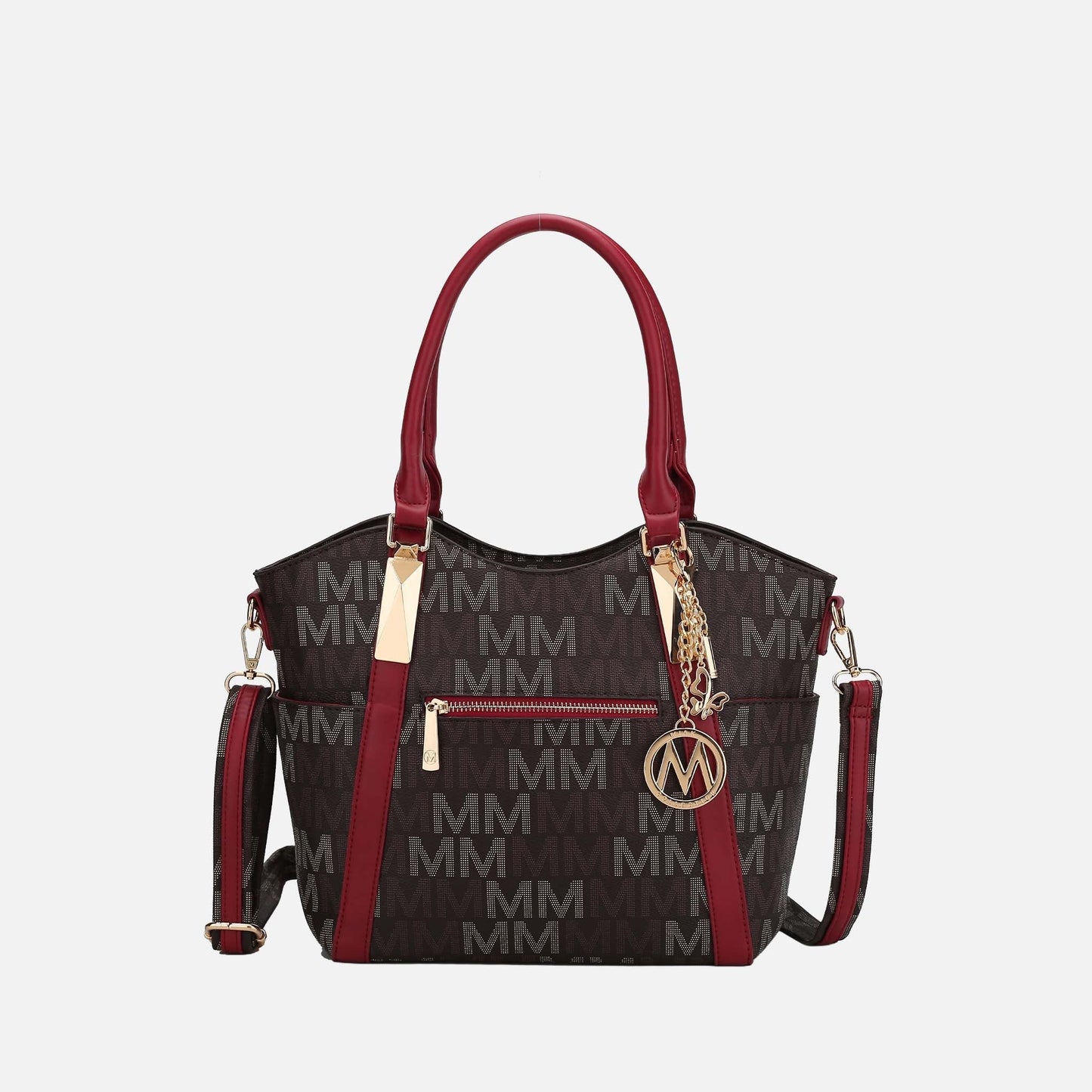 Mkf Collection by Mia K. - Jeneece Signature Tote Bag in Purple view 9 - Mkf Collection Bags