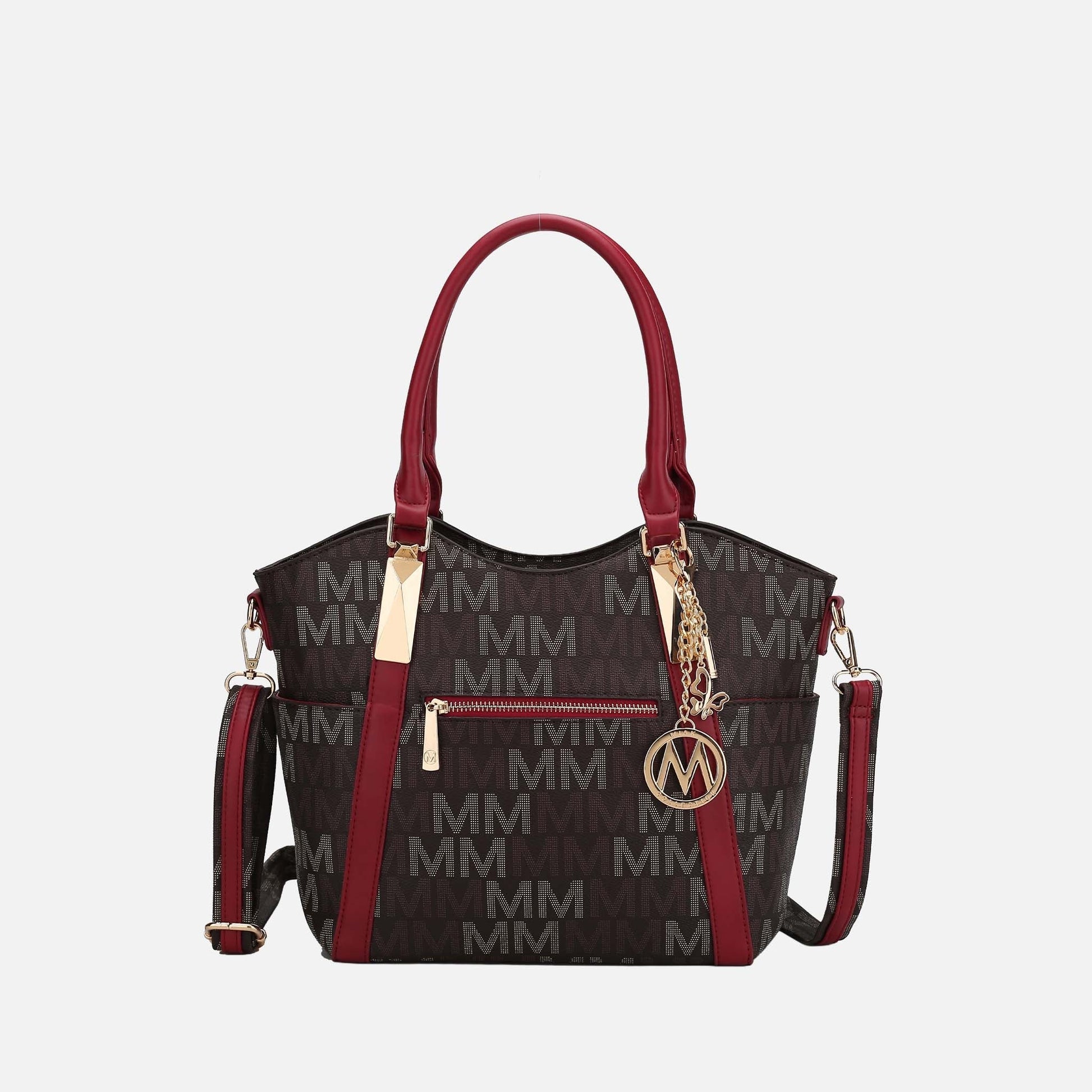 Mkf Collection by Mia K. - Jeneece Signature Tote Bag in Purple view 9 - Mkf Collection Bags