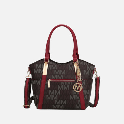 Mkf Collection by Mia K. - Jeneece Signature Tote Bag in Purple view 9 - Mkf Collection Bags