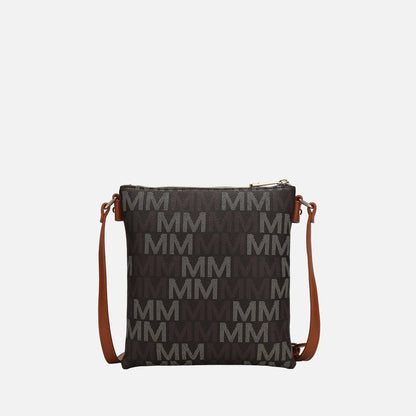 Mkf Collection by Mia K. - Jeni Signature Crossbody Bag in Tawny view 3 - Mkf Collection Crossbody Bags