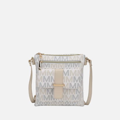 Mkf Collection by Mia K. - Jeni Signature Crossbody Bag in White view 6 - Mkf Collection Crossbody Bags