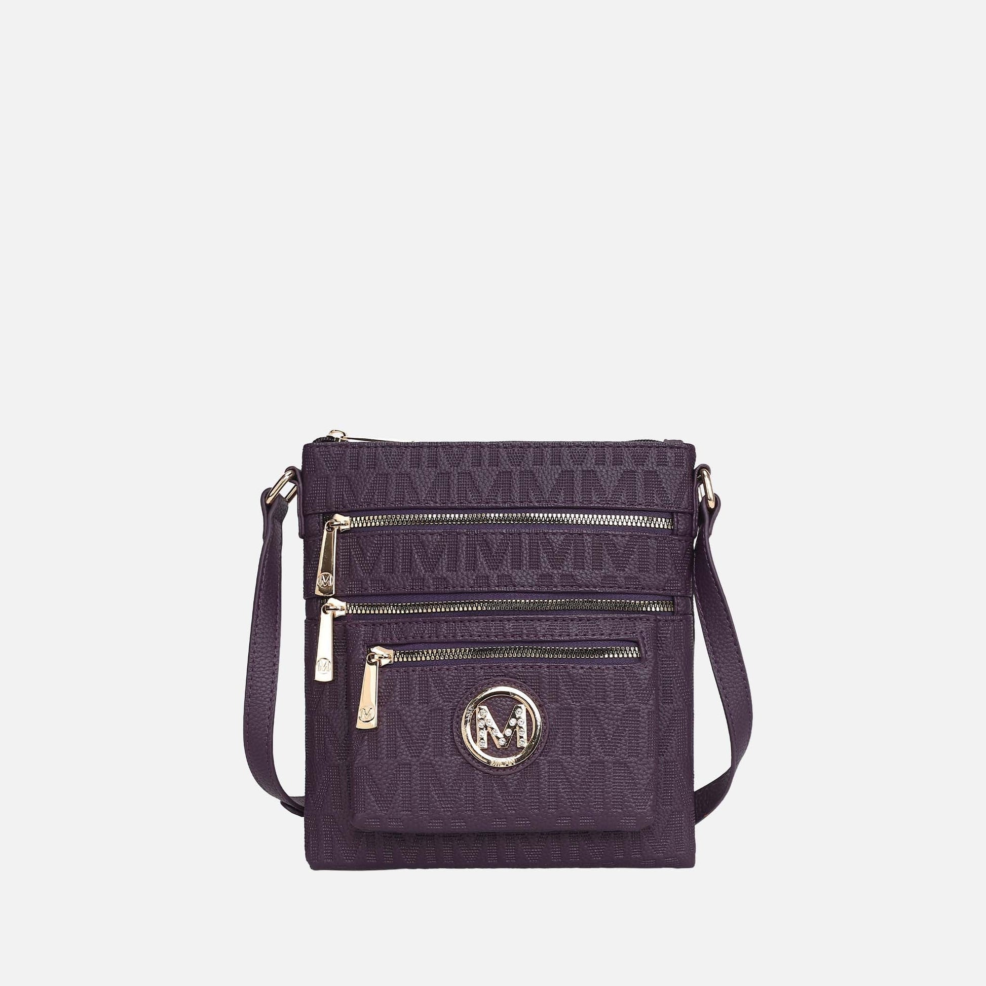 Mkf Collection by Mia K. - Jessy Signature Crossbody Bag in Rose Pink view 10 - Mkf Collection Crossbody Bags