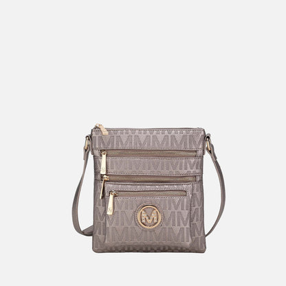 Mkf Collection by Mia K. - Jessy Signature Crossbody Bag in Camel view 11 - Mkf Collection Crossbody Bags