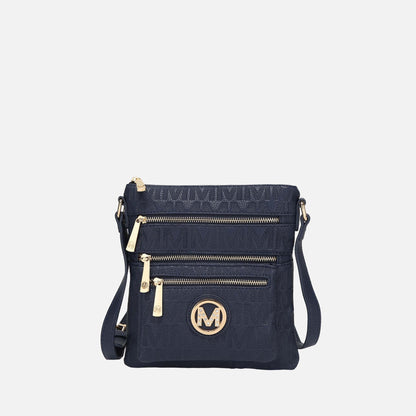 Mkf Collection by Mia K. - Jessy Signature Crossbody Bag in Taupe view 12 - Mkf Collection Crossbody Bags