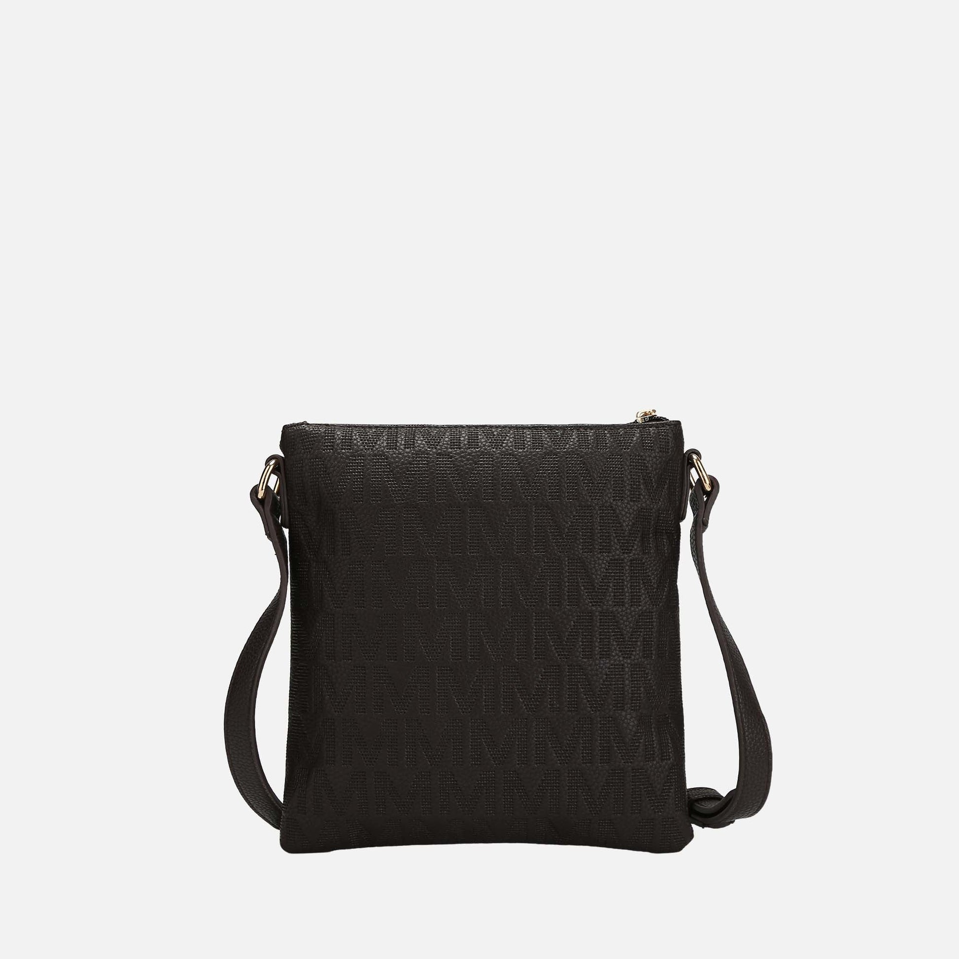Mkf Collection by Mia K. - Jessy Signature Crossbody Bag in Silver view 3 - Mkf Collection Crossbody Bags