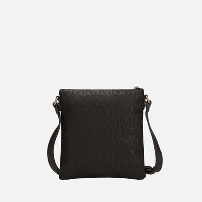 Mkf Collection by Mia K. - Jessy Signature Crossbody Bag in Silver view 3 - Mkf Collection Crossbody Bags