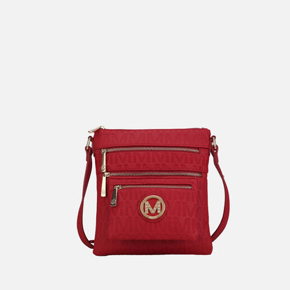 Mkf Collection by Mia K. - Jessy Signature Crossbody Bag in Red view 9 - Mkf Collection Crossbody Bags
