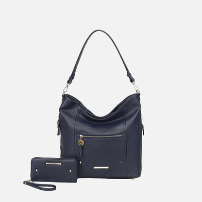 Mkf Collection by Mia K. - Jordina 2 Pcs Shoulder Bag with Matching Wallet view 14 - Mkf Collection Bags