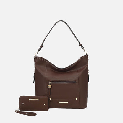 Mkf Collection by Mia K. - Jordina 2 Pcs Shoulder Bag with Matching Wallet view 15 - Mkf Collection Bags
