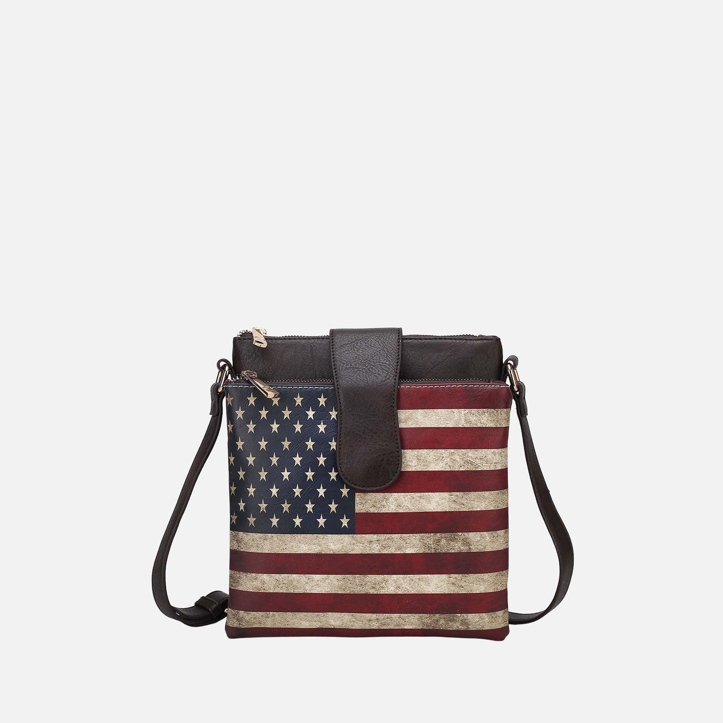Mkf Collection by Mia K. - Josephine Printed Flag Crossbody Bag view 11 - Mkf Collection Crossbody Bags