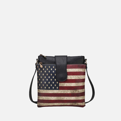 Mkf Collection by Mia K. - Josephine Printed Flag Crossbody Bag view 13 - Mkf Collection Crossbody Bags