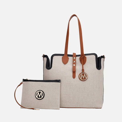 Mkf Collection by Mia K. - Juliana Tote Bag and Wristlet Set view 12 - Mkf Collection Bags (one-piece)