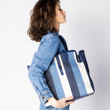 Mkf Collection by Mia K. - Juliana Tote Bag and Wristlet Set in Charcoal Grey view 2 - Mkf Collection Bags (one-piece)