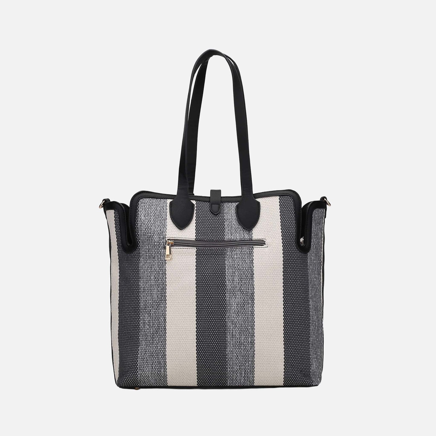 Mkf Collection by Mia K. - Juliana Tote Bag and Wristlet Set in Blush view 4 - Mkf Collection Bags (one-piece)