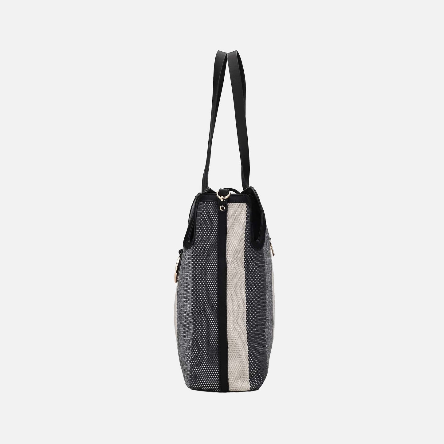 Mkf Collection by Mia K. - Juliana Tote Bag and Wristlet Set in Denim Blue view 5 - Mkf Collection Bags (one-piece)