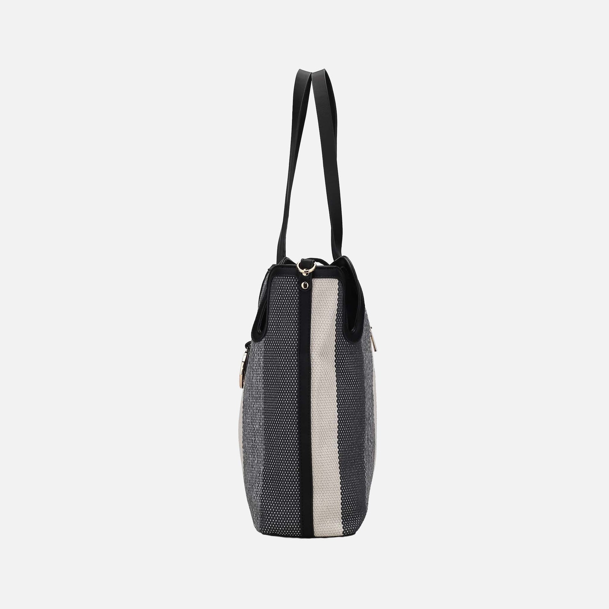 Mkf Collection by Mia K. - Juliana Tote Bag and Wristlet Set in Denim Blue view 5 - Mkf Collection Bags (one-piece)