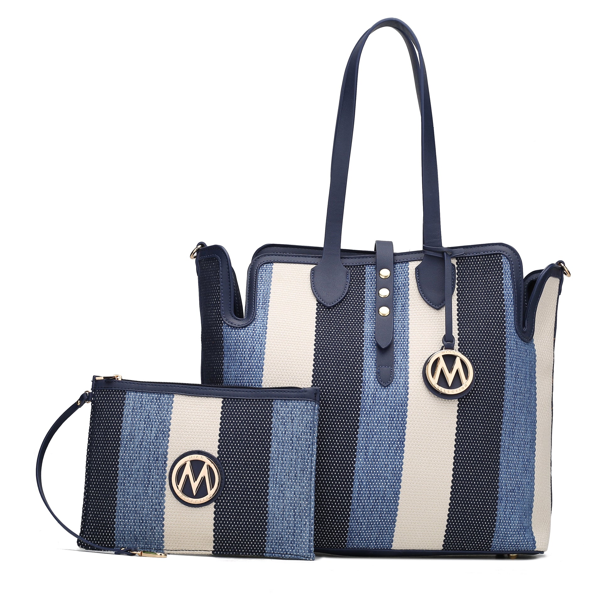 Mkf Collection by Mia K. - Juliana Tote Bag and Wristlet Set in Red view 6 - Mkf Collection Bags (one-piece)