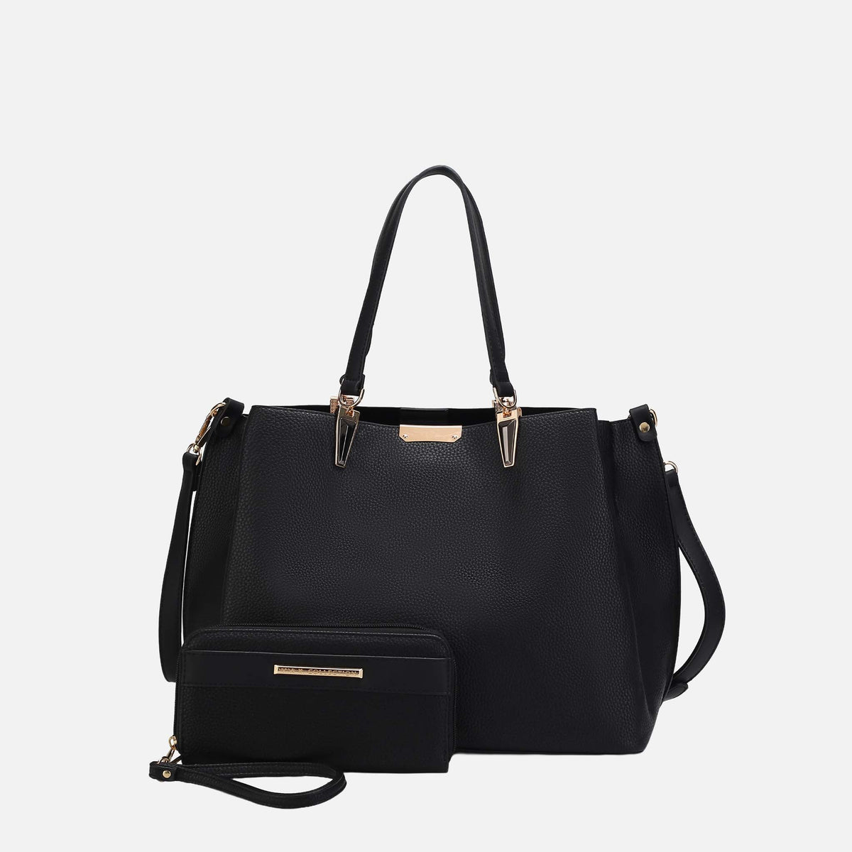 Mkf Collection by Mia K. - Kane Shoulder Bag and Set in Light Blue view 4 - Mkf Collection Bags (one-piece)