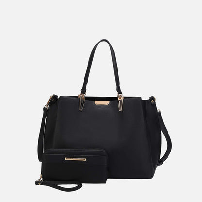 Mkf Collection by Mia K. - Kane Shoulder Bag and Set in Light Blue view 4 - Mkf Collection Bags (one-piece)