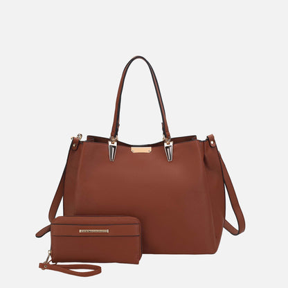 Mkf Collection by Mia K. - Kane Shoulder Bag and Set in Midnight Blue view 5 - Mkf Collection Bags (one-piece)