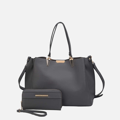 Mkf Collection by Mia K. - Kane Shoulder Bag and Set in Pink view 6 - Mkf Collection Bags (one-piece)
