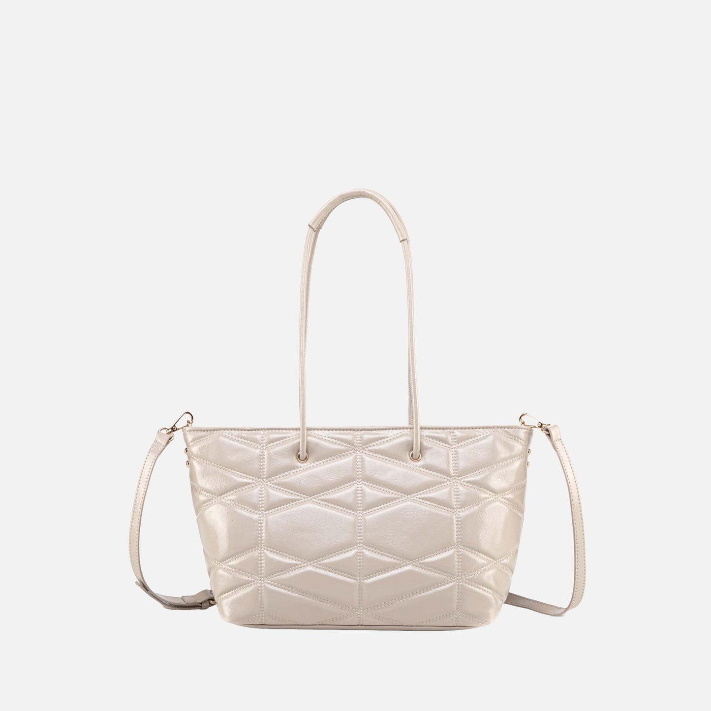 Mkf Collection by Mia K. - Karen Tote Bag in Coffee view 3 - Mkf Collection Bags
