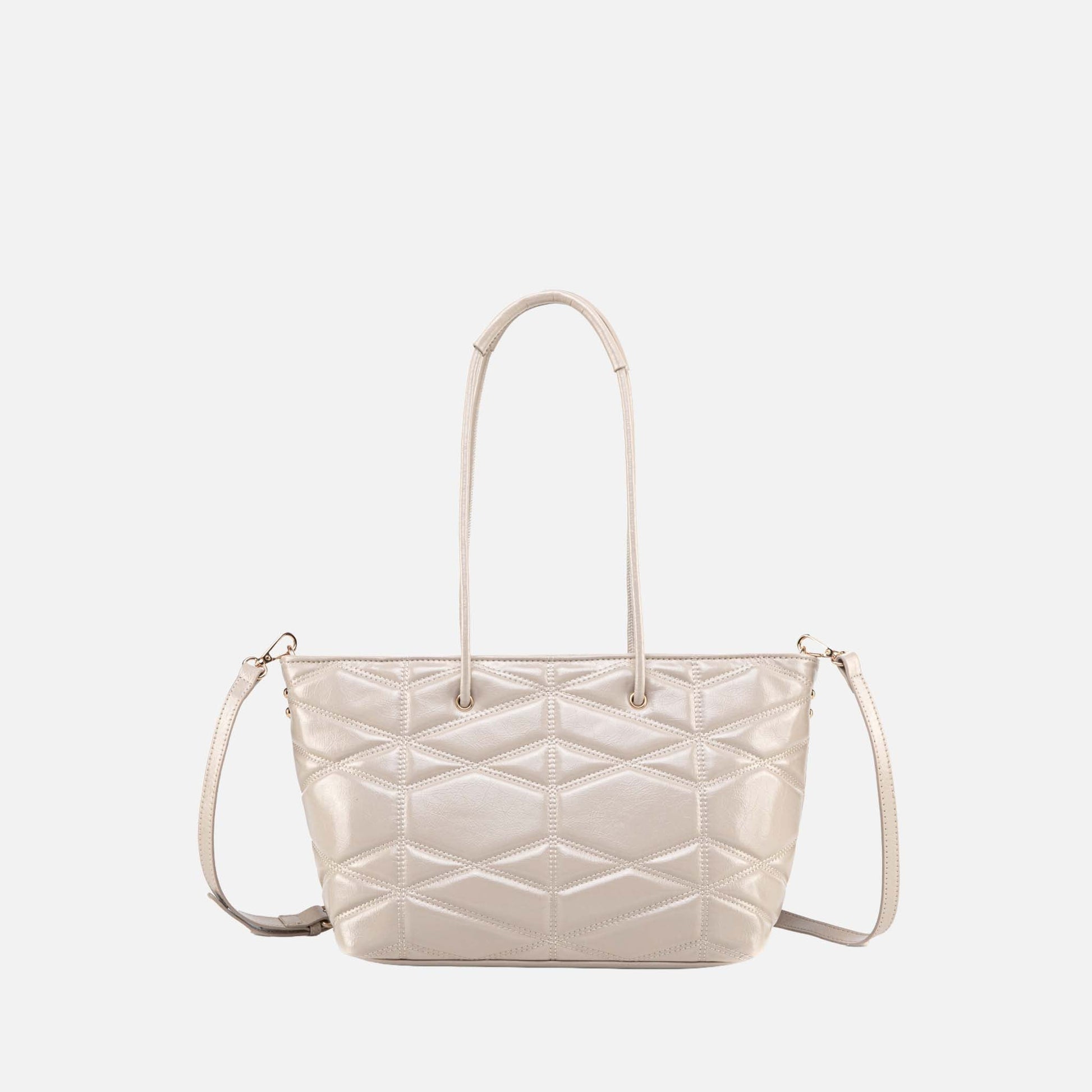 Mkf Collection by Mia K. - Karen Tote Bag in Coffee view 3 - Mkf Collection Bags
