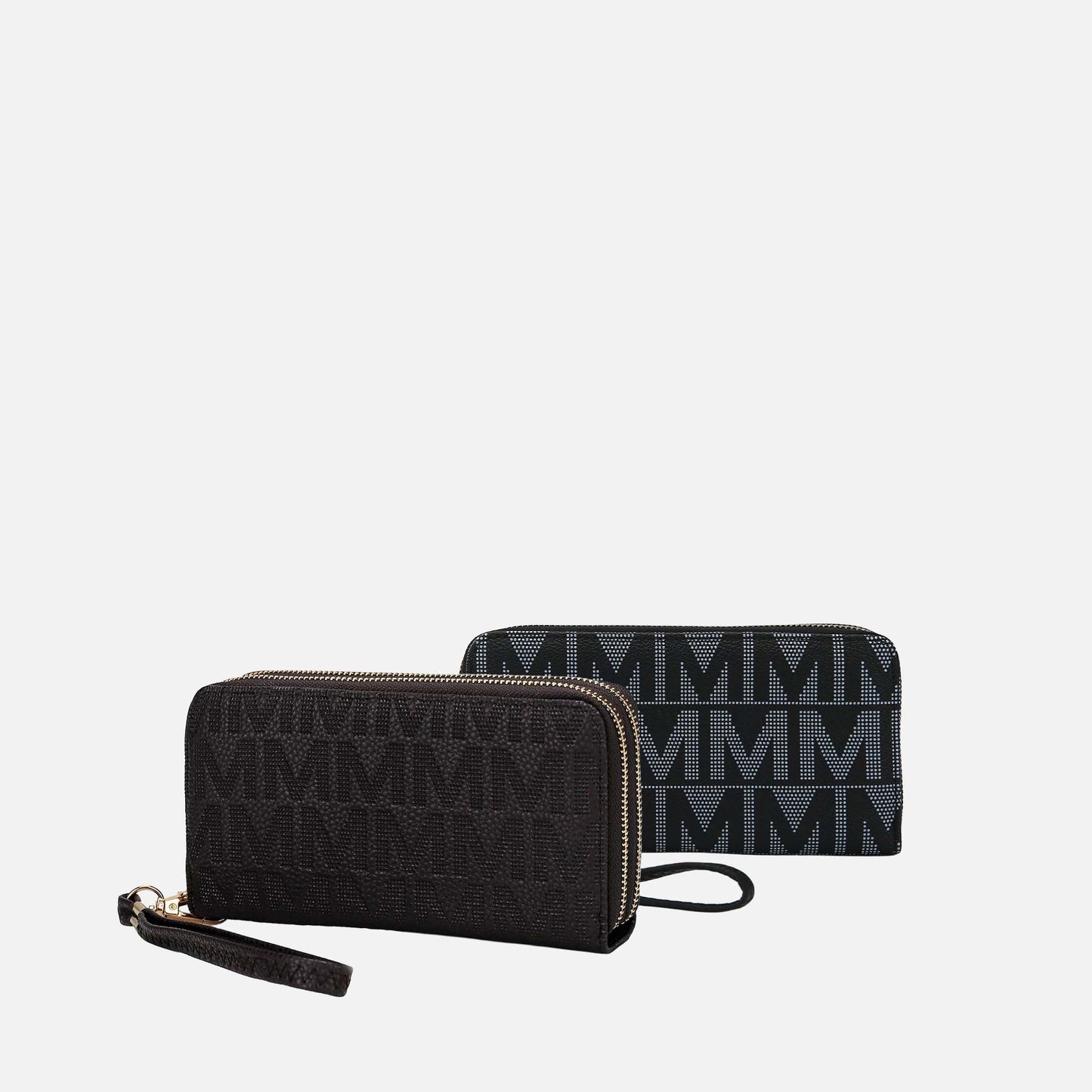 Mkf Collection by Mia K. - Kathe Embossed M Signature Wallet Wristlet view 12 - Mia K Collection Wallets (bag)