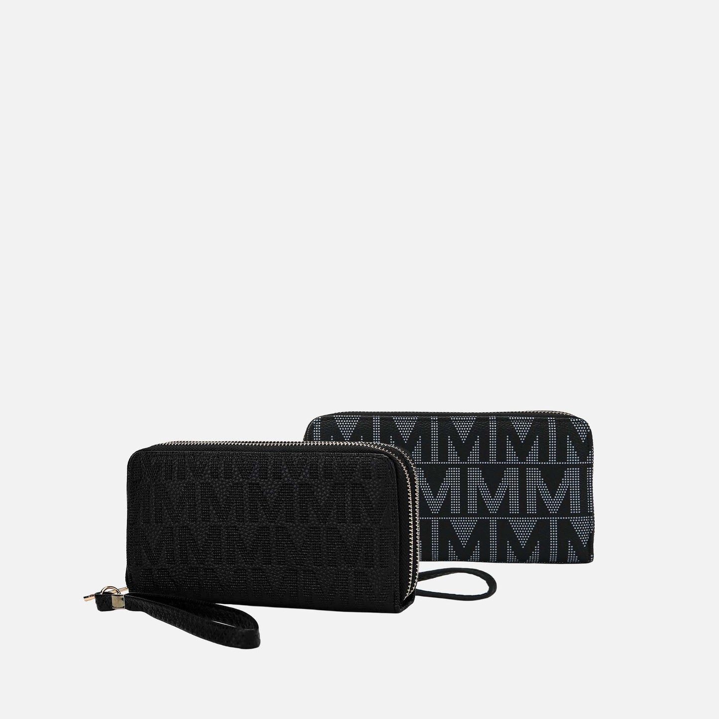 Mkf Collection by Mia K. - Kathe Embossed M Signature Wallet Wristlet view 13 - Mia K Collection Wallets (bag)