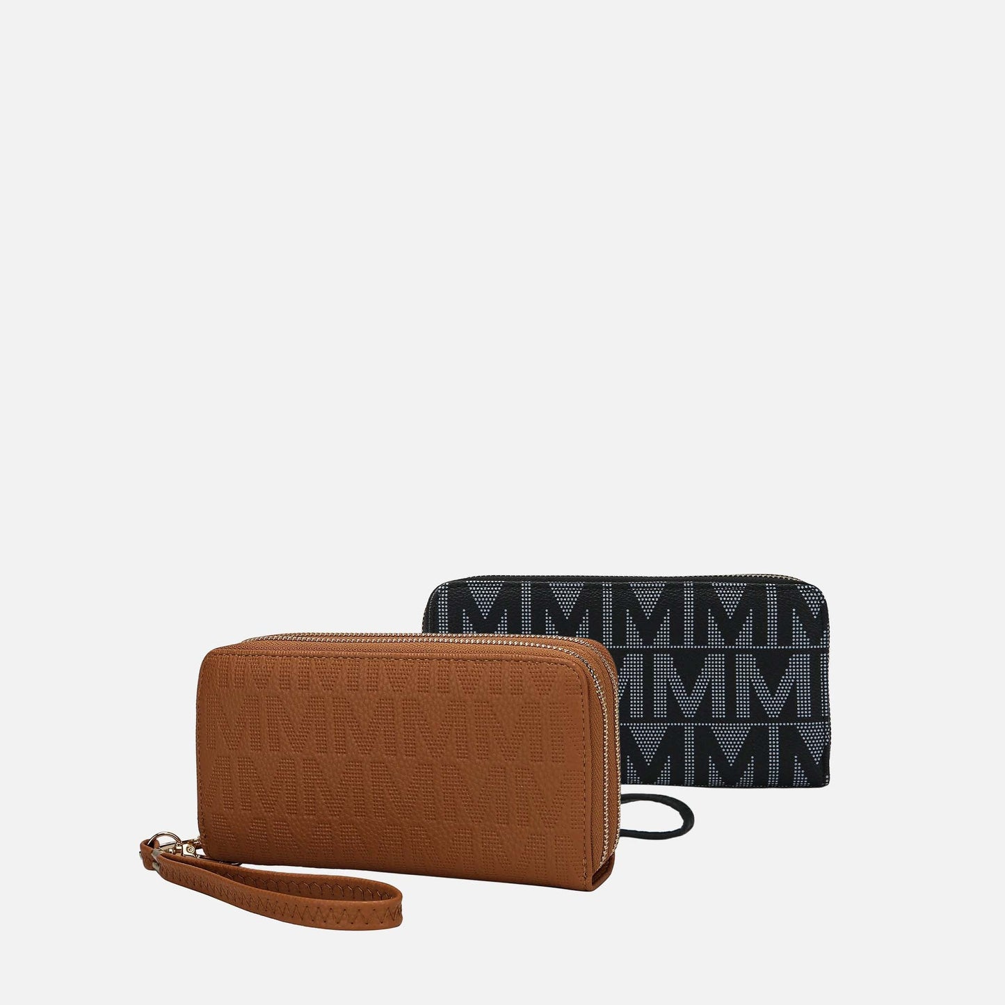 Mkf Collection by Mia K. - Kathe Embossed M Signature Wallet Wristlet view 14 - Mia K Collection Wallets (bag)