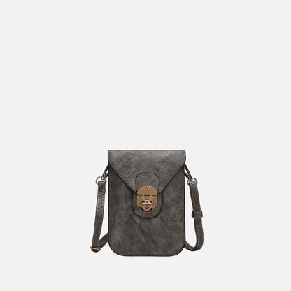 Mkf Collection by Mia K. - Kianna Phone Crossbody Bag in Coffee view 11 - Mkf Collection Crossbody Bags