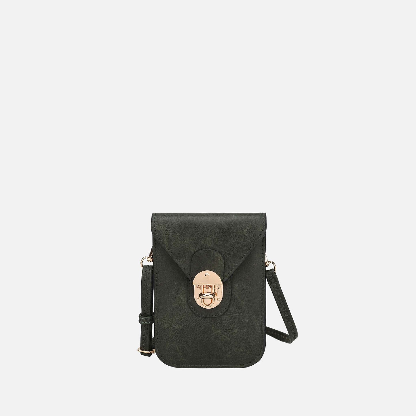 Mkf Collection by Mia K. - Kianna Phone Crossbody Bag in Teal view 13 - Mkf Collection Crossbody Bags