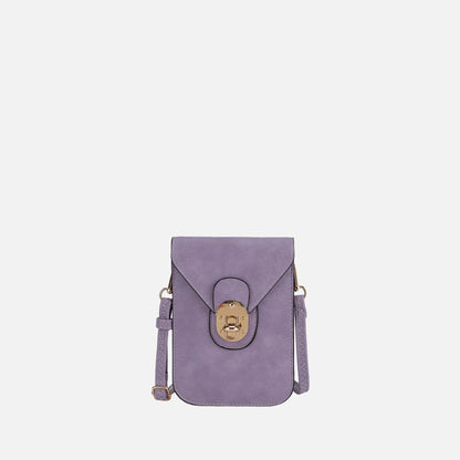 Mkf Collection by Mia K. - Kianna Phone Crossbody Bag in Cognac Brown view 16 - Mkf Collection Crossbody Bags