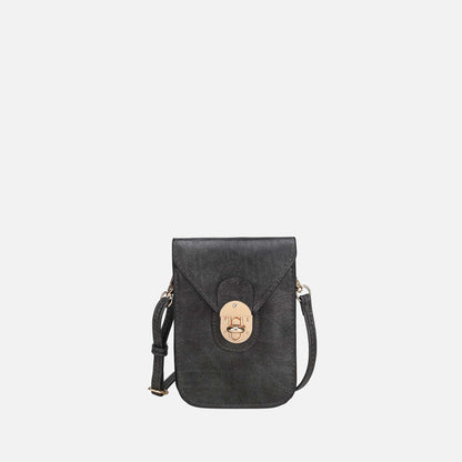 Mkf Collection by Mia K. - Kianna Phone Crossbody Bag in Pewter view 19 - Mkf Collection Crossbody Bags
