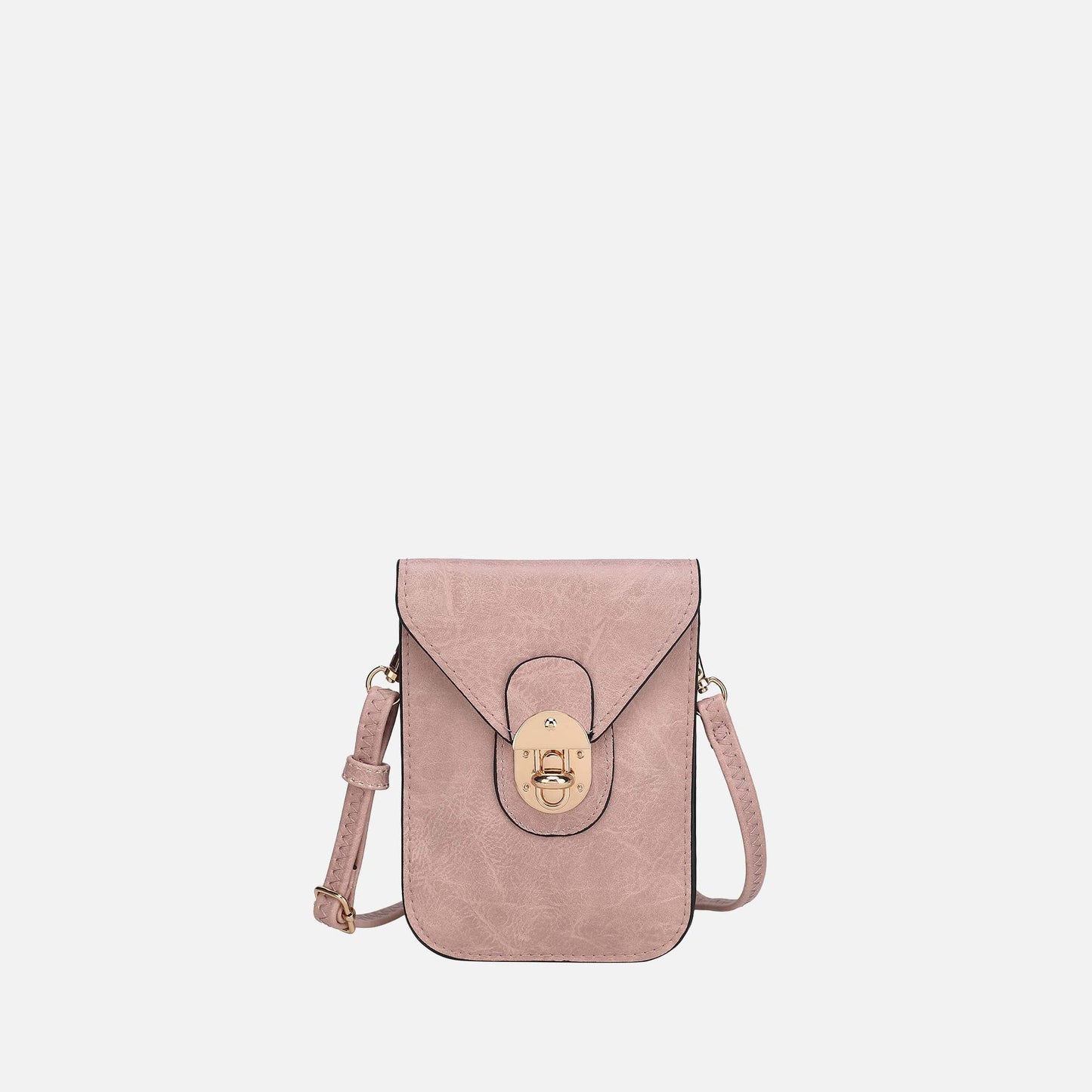 Mkf Collection by Mia K. - Kianna Phone Crossbody Bag in Taupe view 8 - Mkf Collection Crossbody Bags