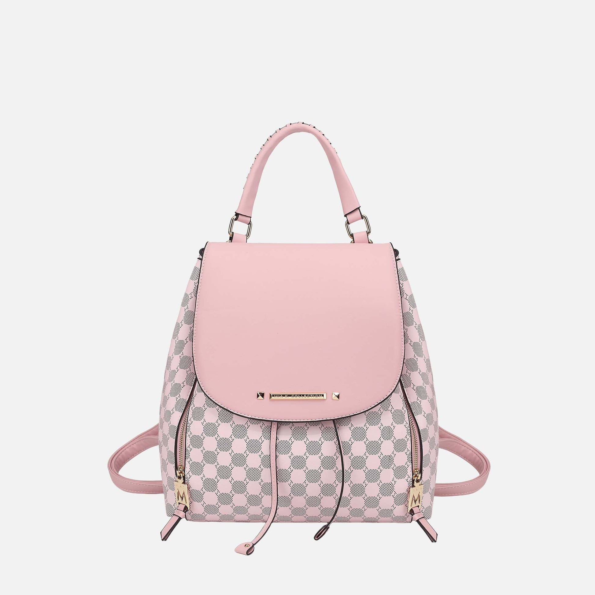 Mkf Collection by Mia K. - Kimberly Backpack Handbag in Black - Mia Kimberly