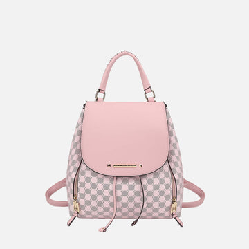 Mkf Collection by Mia K. - Kimberly Backpack Handbag in Black - Mia Kimberly