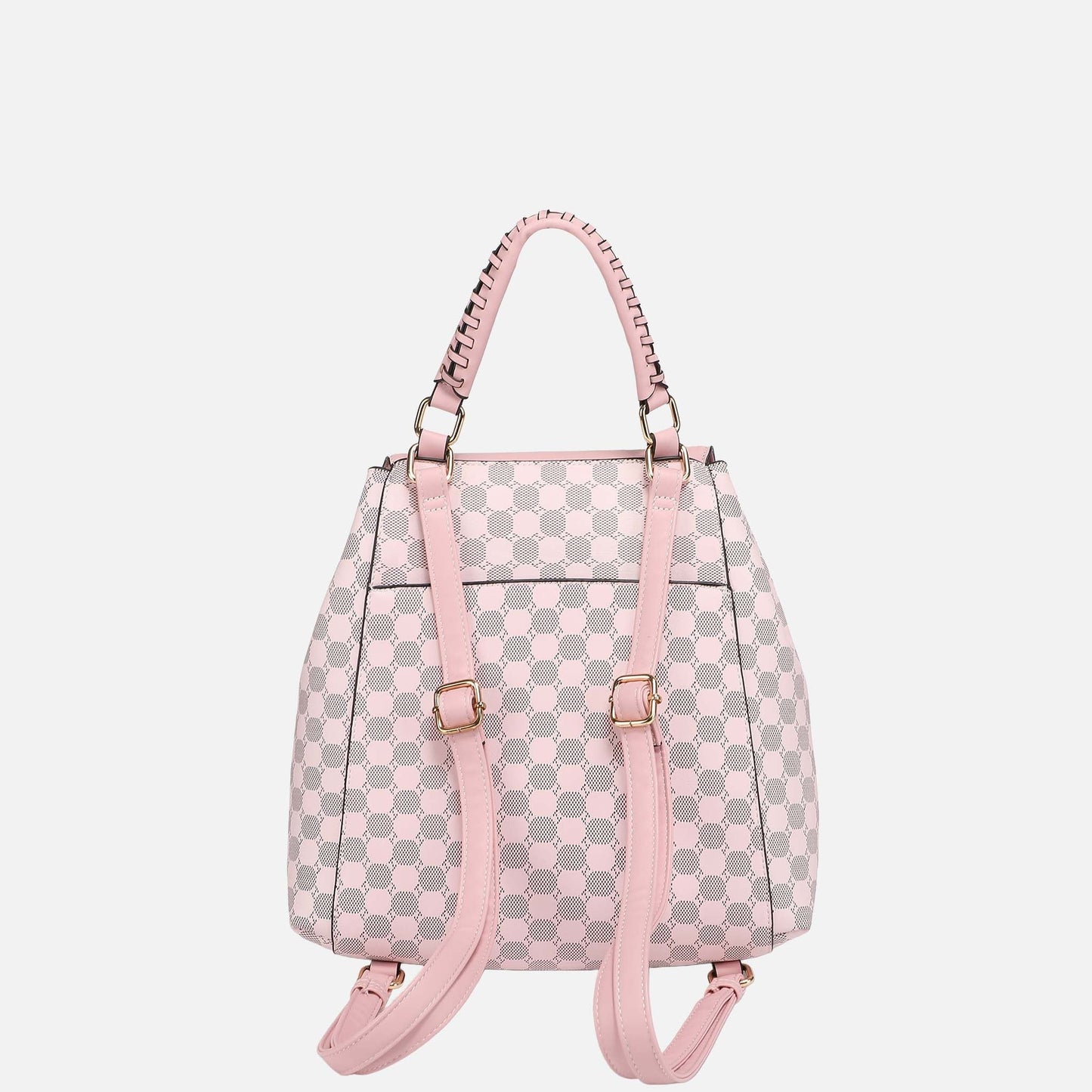 Mkf Collection by Mia K. - Kimberly Backpack Handbag in Light Blue view 3 - Mia Kimberly