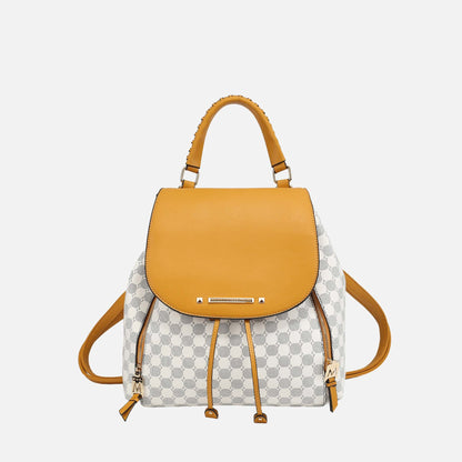 Mkf Collection by Mia K. - Kimberly Backpack Handbag in Navy view 9 - Mia Kimberly
