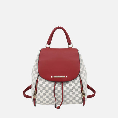 Mkf Collection by Mia K. - Kimberly Backpack in Red view 5 - Mkf Collection Kimberly Backpack (bag)