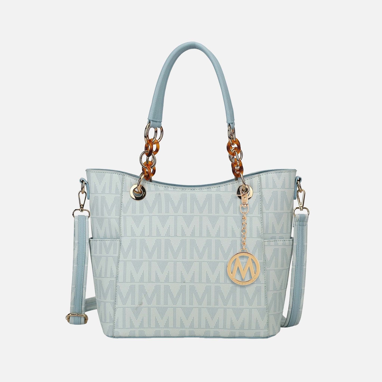 Mkf Collection by Mia K. - Kissaten Signature Tote Bag in Wine - Mkf Collection Bags