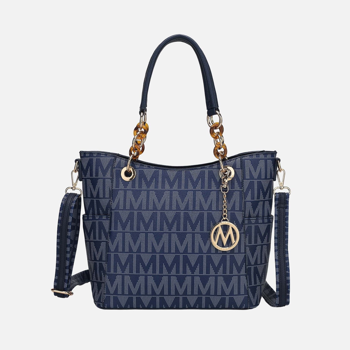 Mkf Collection by Mia K. - Kissaten Signature Tote Bag in Camel view 9 - Mkf Collection Bags