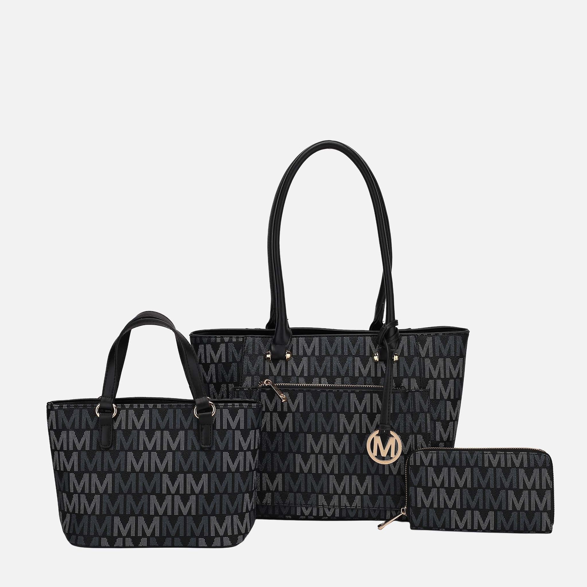 Mkf Collection by Mia K. - Lady Ii Signature Tote Bag and Set view 12 - Mkf Collection Bags (one-piece)