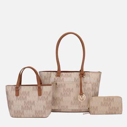 Mkf Collection by Mia K. - Lady Ii Signature Tote Bag and Set view 13 - Mkf Collection Bags (one-piece)